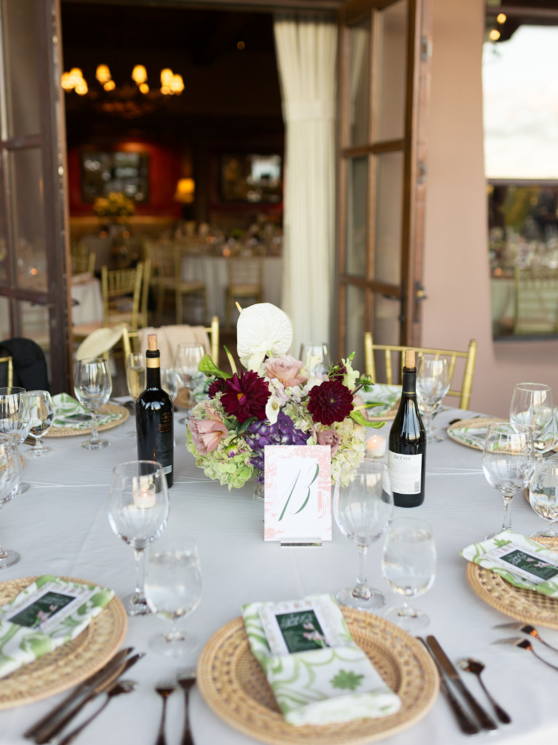 Decorated tablescape with gold details for Santa Fe weddings.