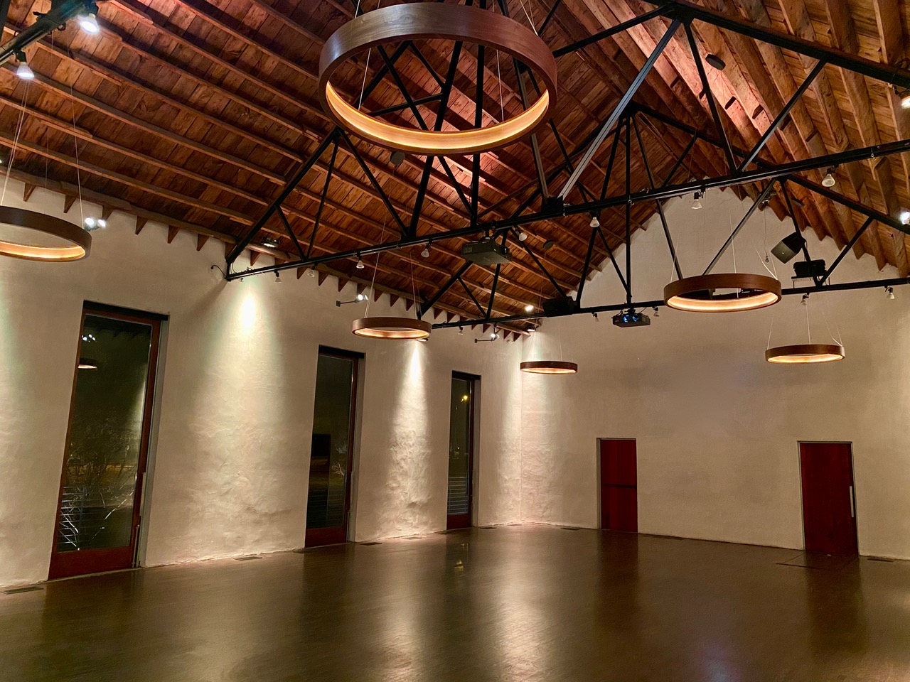 The Hall, one of the available spaces at the Ruby in Nashville, empty for a venue tour.